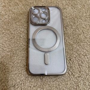 Silver iPhone 15 pro Case